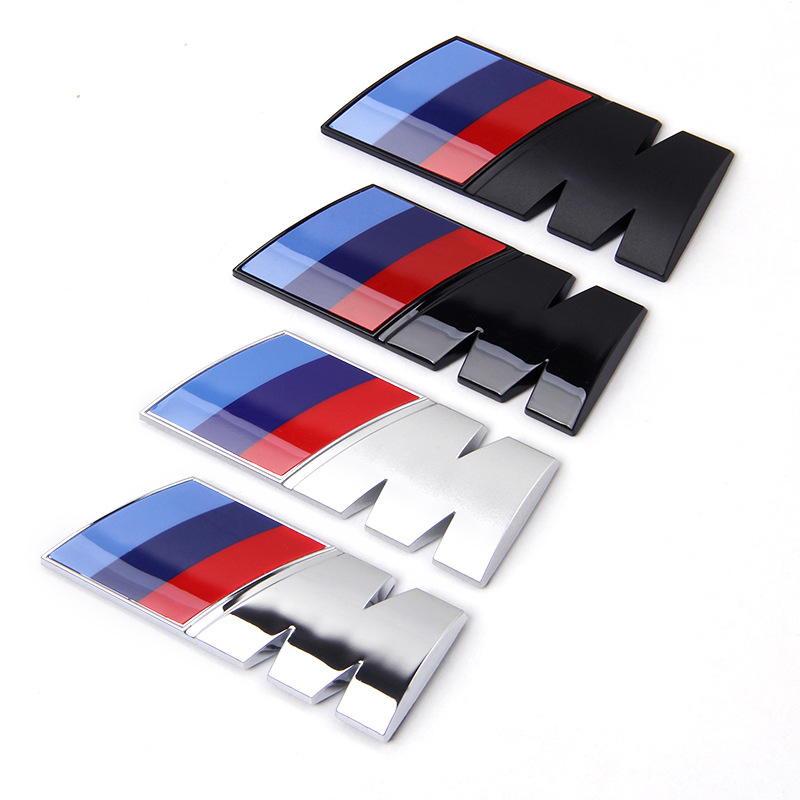 

2pcs M Logo Car Badges Side Rear Marker Body Sticker Auto Styling Decoration Accessories For BMW 1 3 5 G01 F20 G30 F30 F31 E36 E39 E87 E60 E46 E91 X1 X3 X5 E53