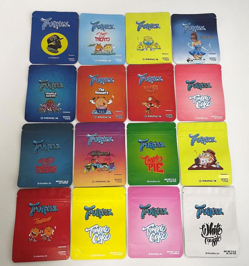 

Trufflez Packing Mylar Bags 3.5 Gram Stand Up Pouch Edibles Baggies Purple Truffle Armygreen Treats Green Pie Blue Scotti jllHsZ