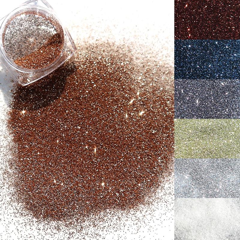 

1g Nail Art Glitter Sequins 3D Gold Silver White Hexagon Powder Sparkly Flakes Rhinestone Sandy Dust Nails Manicure Decoration