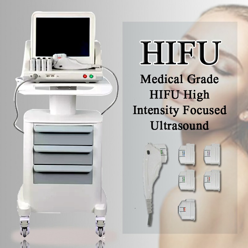 

spa portable Hifu High Intensity Focused Ultrasound Hifu face body lift hifu wrinkle removal beauty machine skin tightening 3/5 cartridges