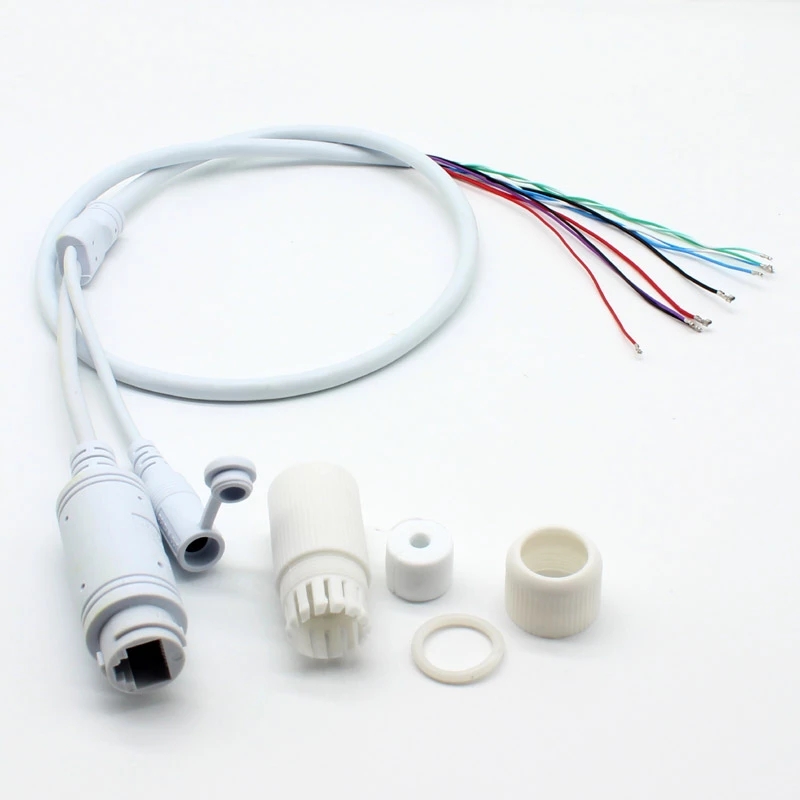 

Built-in 48V POE Module CCTV end Cable LAN Power over Ethernet Lan RJ45+DC Ports Cables for IP camera board module