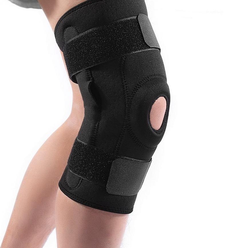 

1PCS Professional Football Basketball Knee Pads Outdoor Fitness Running Breathable Bandage Knee Patella Protective Gear1, Black