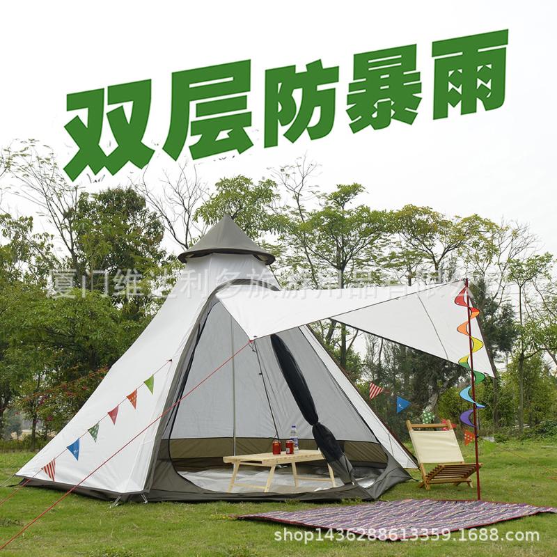 

tent outdoor wind resistant type camping canopy new pergola tower tent camping