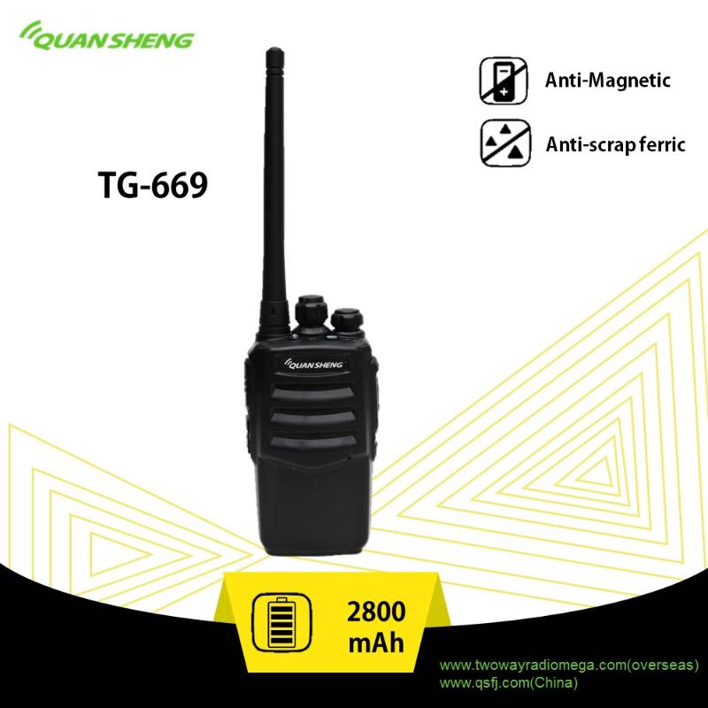 

Walkie talkies quansheng Two Way Radio VHF/UHF professional Radio station TG-669 portable CB mobile wireless talkie walkie