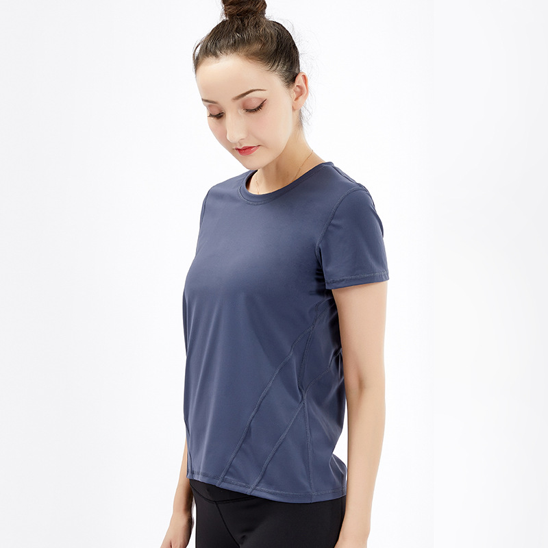 

New style Sports Tops Gym Women Fitness T Shirt Woman Short Sleeve Yoga Top Mesh Womens Gym Tops Sport Wear Women, Mix order(please mark the color)