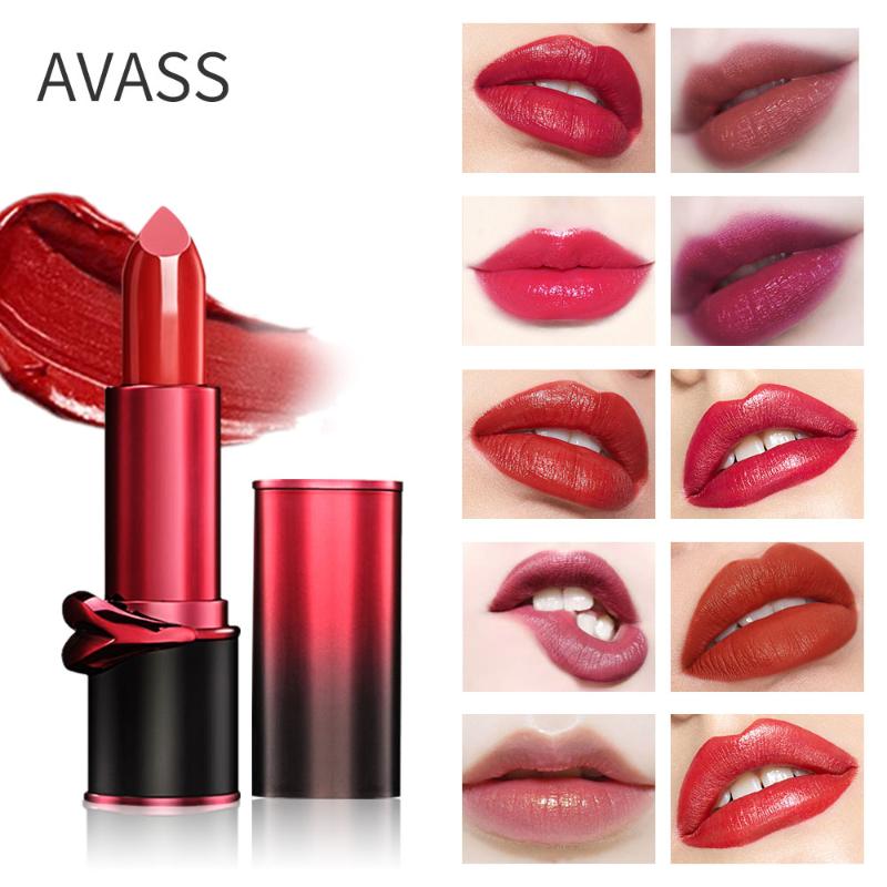 

high quality AVASS Moisturizing Lipstick Natural, Organic Color with Nourishing Vitamin Sexy Lip Tint Makeup Lasting 24 Hours, Army green