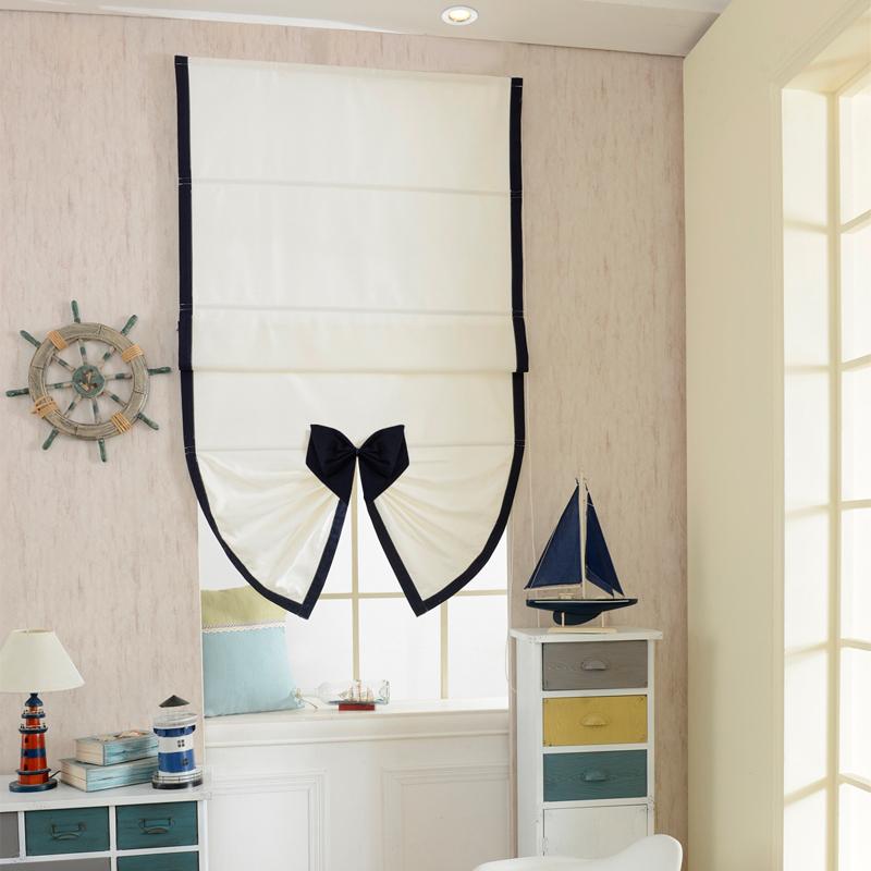 

Included track Japanese-style Blind Splice Kitchen Curtains Short Door Curtains Shade Blinds Window Treatment R-012, White