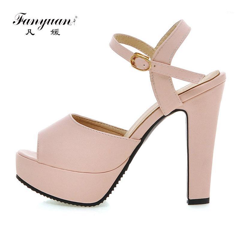 

Fanyuan Womens Casual Shoes Summer Concise Solid Shoes Woman Platform Sandals Peep Toe Ladies Summer Sandals sandalias mujer20211, Beige