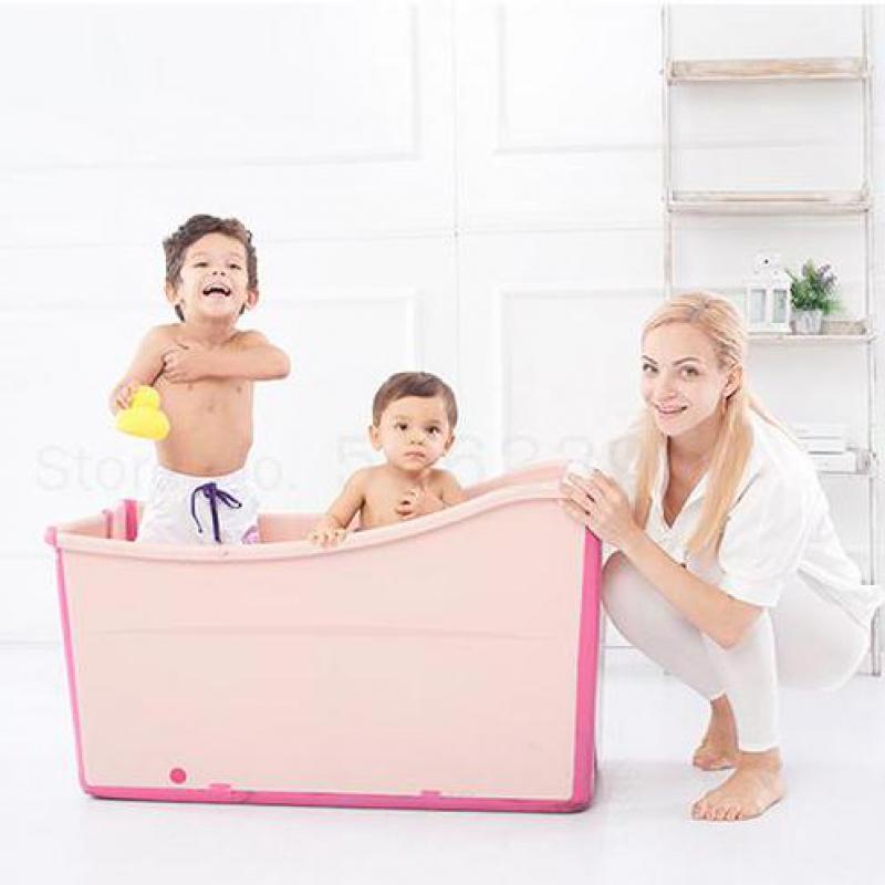 

Adult Bath Barrel Adult Foldable Bath Barrel Plastic Household Whole Body Thickening Hygiene