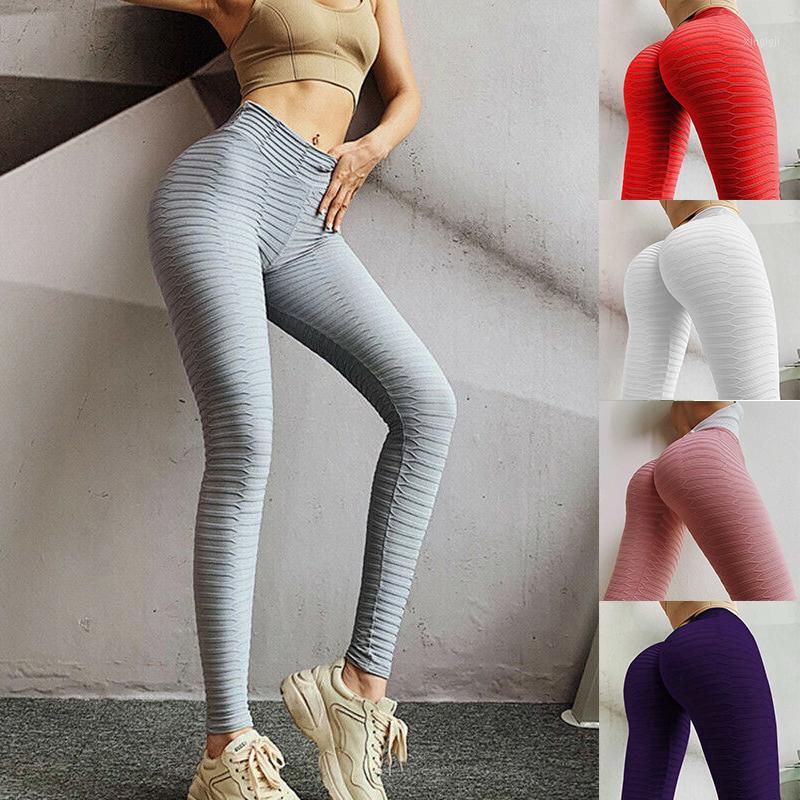

New Fashion Women Booty Lifting Leggings Workout Anti-Cellulite Compression Yoga Pants XD881, Gray