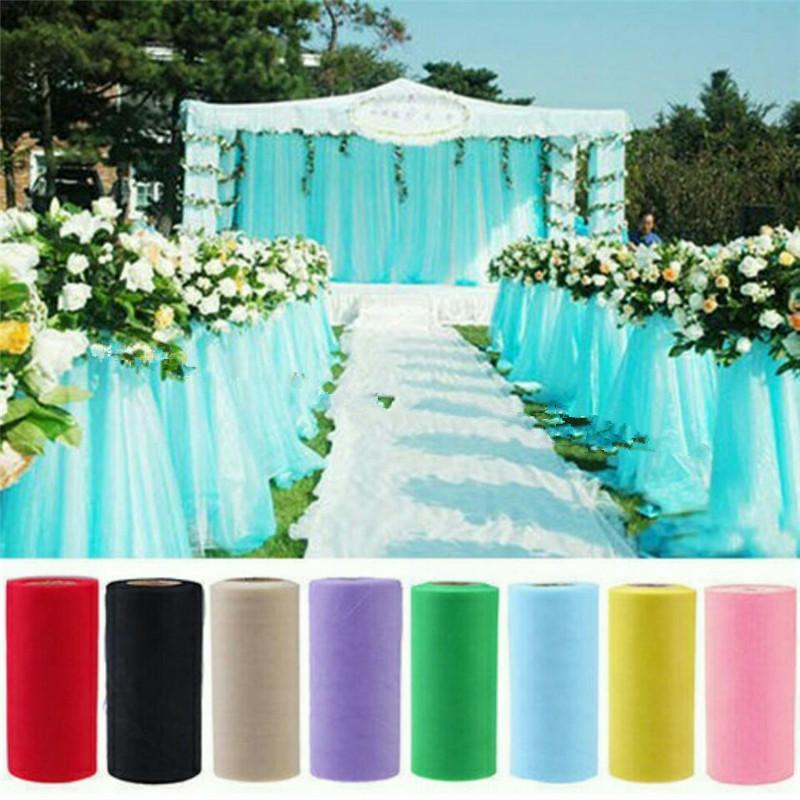 

22M Tulle Roll Spool Tutu Wedding Decoration Organza Craft Birthday Party Supplies tulle curtains Gauze width 15cm 7z, C34 dark green