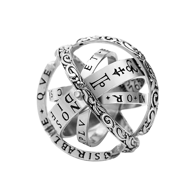 

Fashion New Astronomical Ball Necklace 925 Silver Sterling Couple Jewellery Ornament Ring 9nxp