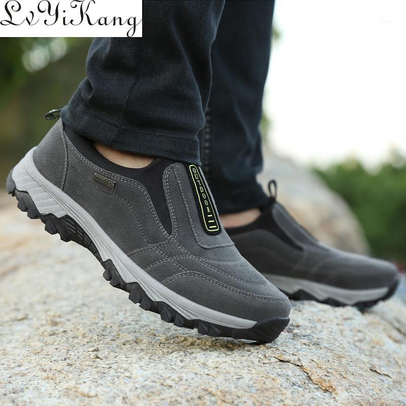 

Winter Man Shoes Suede Men Ankle Boots Men Snow Boots Round Toe with Fur Keep Warm Footwear Casual Shoes Zapatos De Hombre1, Beige