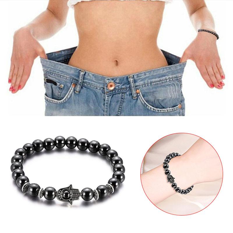 

Mix Style Hematite Stone Magnetic Bracelet Beads Health Care Charm Jewelry Gift