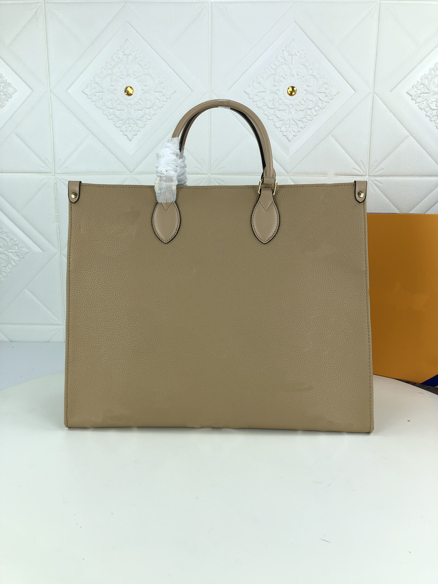 

M45494 ONTHEGO MM supple grained cowhide leather Printed embossed LOGO lady Fashion top handle bag handbag shoulder bags shopping bag, Black
