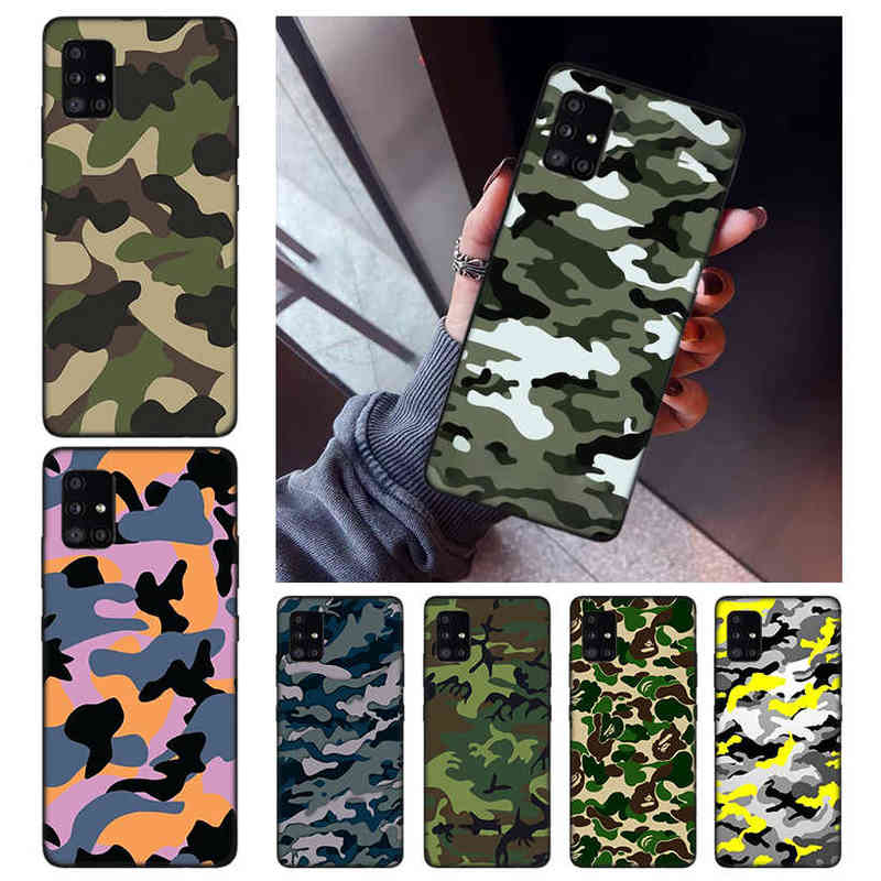 

Camouflage Pattern Camo Military Army Phone Case for Samsung Galaxy A12 A22 A32 A42 5G A52 A72 A01 A11 A21 A31 A41 A51 A71 Cover G220217, Bga133-5