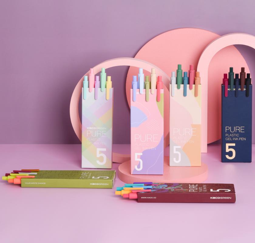 

KACO Guofeng Series Retractable Gel Ink Pens 0.5mm Fine Point Rollerball Pen Original Box