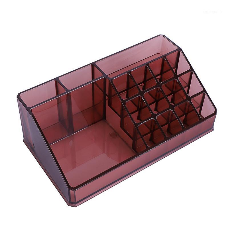 

SF-1122-7 3Pcs/Set Space-saving Plastic Cosmetics Storage Rack Transparent 5 Large & 2 Small Drawers Coffee 1808211071