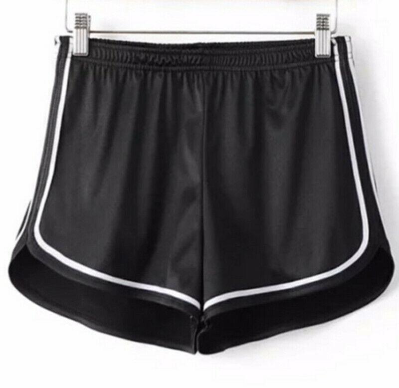 

satin silk high waist running shorts for women soft comfortable sports fitness shorts1