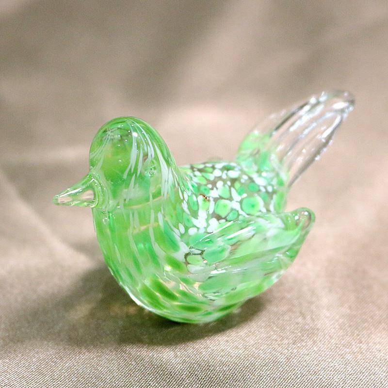 

New Mini Glass Bird Figurine Fresh Style Cute Hand Blown Art Crafts Animal Ornament Home Tabletop Garden Decor Charm Accessories