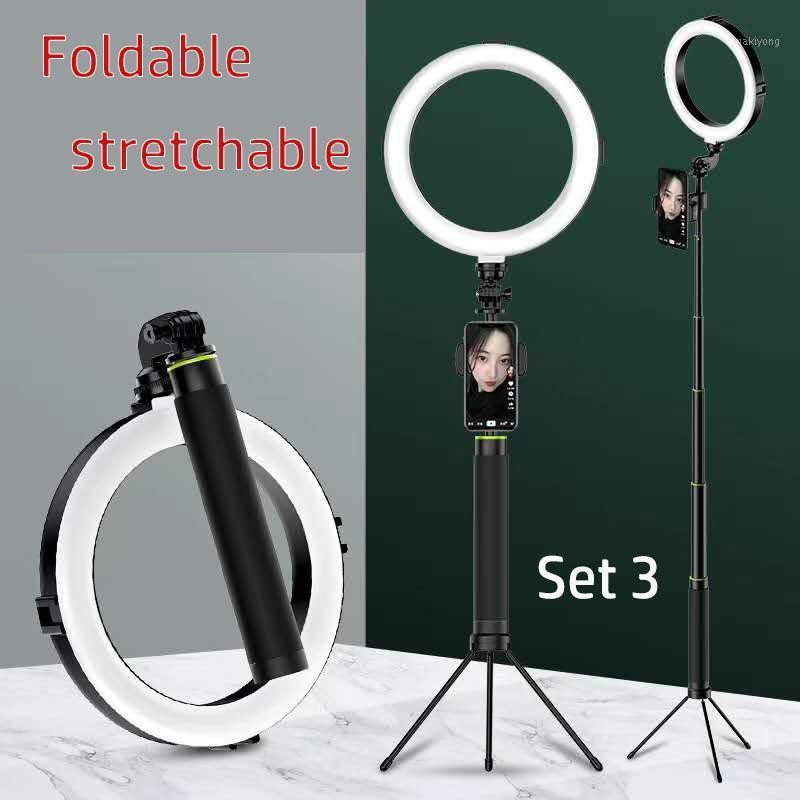 

10 Inch/26cm Photo Led Selfie Ring Light Tripod LED Ring Light Phone Youtube Video Camera Lamp USB beauty three mode1