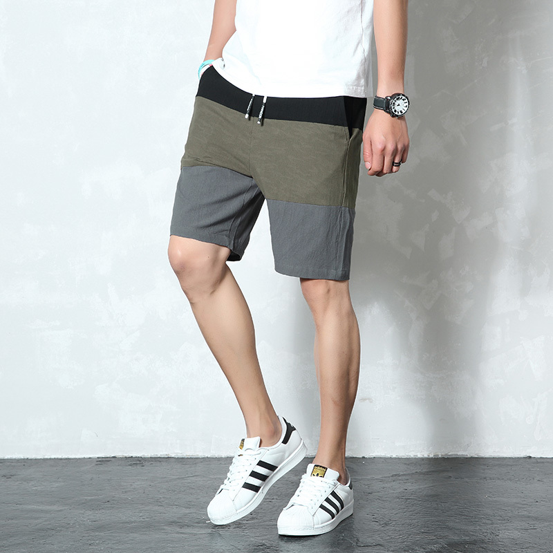

2021 Men in the Free Summer Shorts Boardshorts Tag of Electrical Cotton From Mode Plus Size New Hot Sale K40 G0M1, Green.