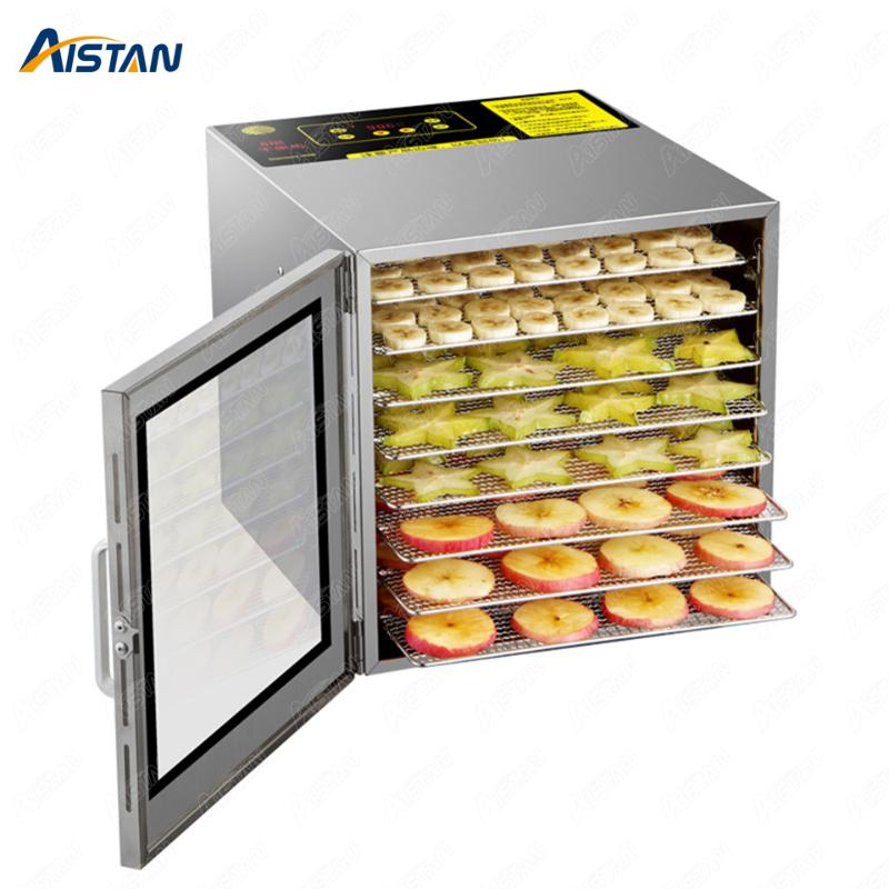 

XH08 Commerical Use New Electric Dehydration Machine Vegetable Fruit Meat Drying Dehydrator Dryer 8 Trays S.steel Made
