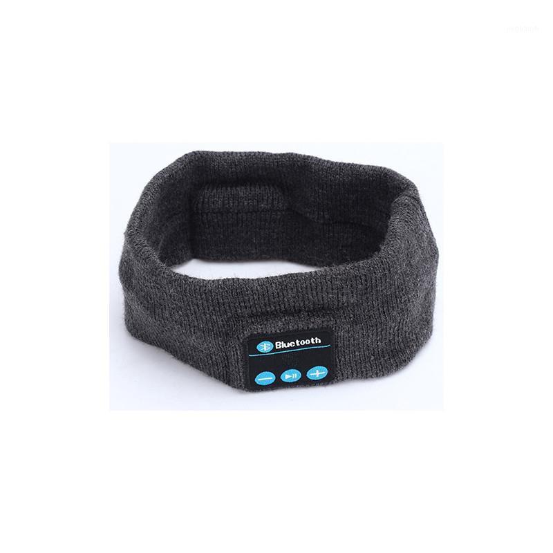 

Wireless Headset Bluetooth Knit Headband Sweatband Wireless Headphone Headset Speaker Exercise Grey White Built-in battery Cheap Sweatband1, Black
