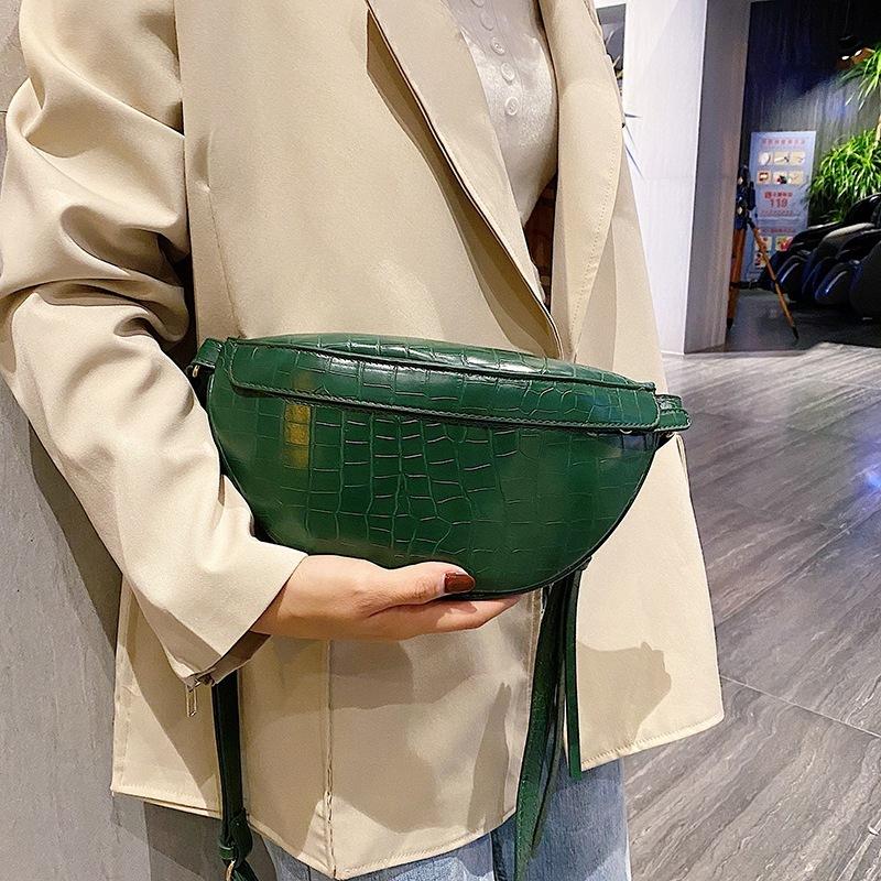 

Totes Female Small Leather Alligator Crossbody Bag For Women 2021 Luxury Handbags Designer Sac Main Ladies Hand Shoulder Messenger, Black