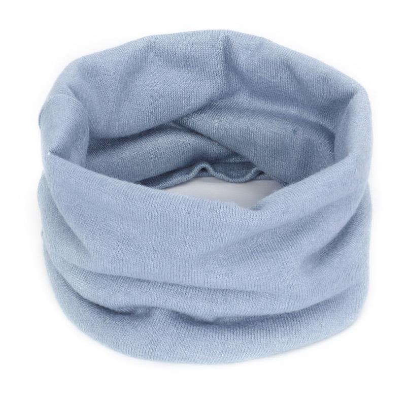 

Comfortable Autumn Winter All-match Korean Cashmere Men Women Knitted Solid False Collar Guard Neck Warm Pullover Scarf D06