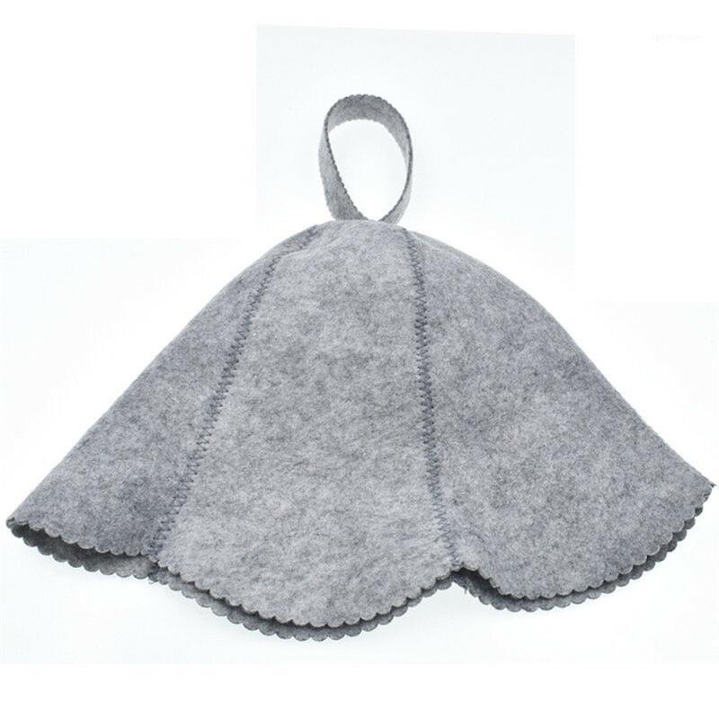 

Women Russian Style Gift Sauna Hat Anti Heat Shower Cap Water Absorption Felt Head Protection For Bath Accessories House Fashion1
