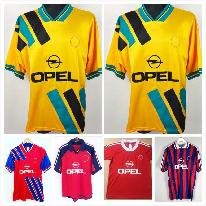 

1995-97 Retro SCHOLL Soccer Jersey 91 92 93 95 2000 01 Matthaus Klinsmann Pizarro ELBER EFFENBERG ancient football shirt