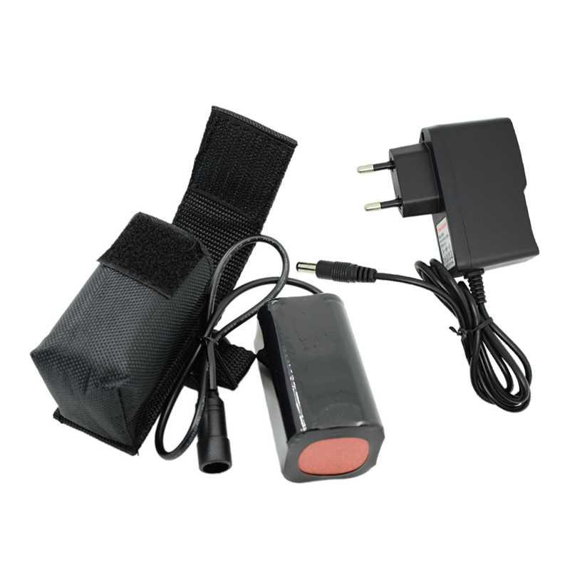 

WasaFire 8.4V Rechargeable 6400mAh 4 x 18650 Battery Pack + Charger for Bicycle Bike Light Outdoor Cycling Hiking Accessories