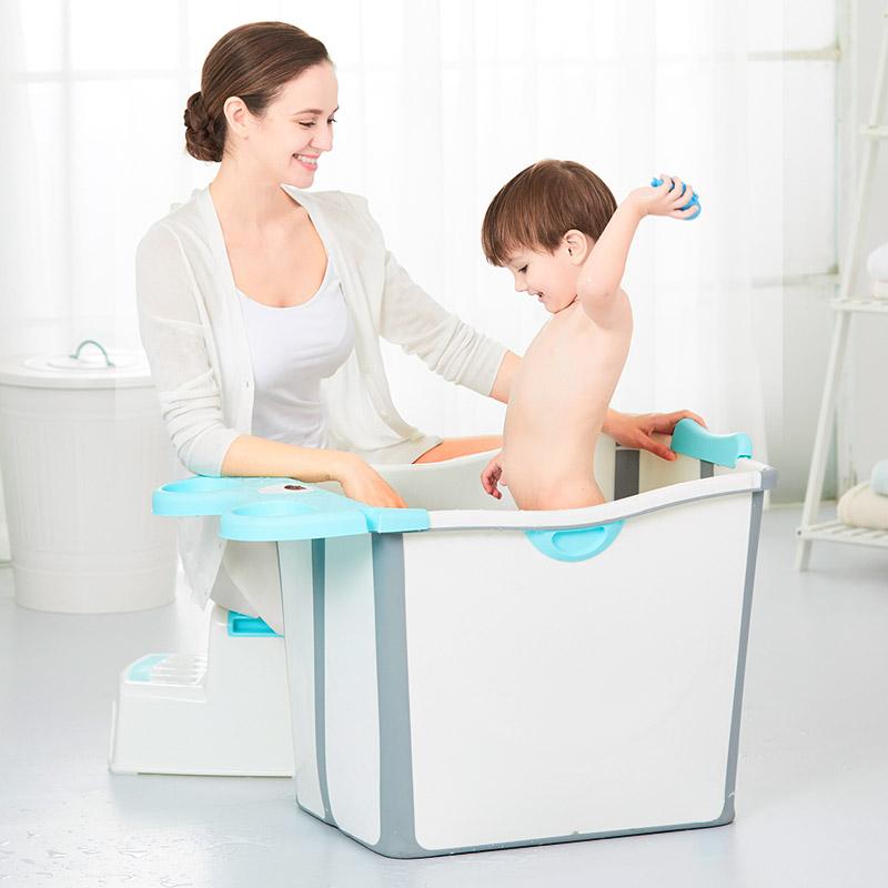 

Baby Foldable Bathtub Baby Bathtub Can Sit, Lie, Swim And Increase