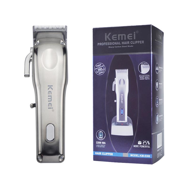

Kemei Cordless Fast Charging Hair Clipper LED Display Powerful Men Electric Hair Trimmer Men'S Haircut Styling Tools 40D