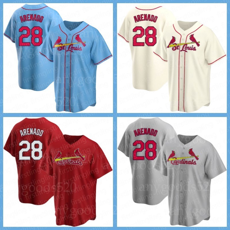 

Men St. Louis Cardinals Jersey Baseball 28 Nolan Arenado 46 Paul Goldschmidt 4 Yadier Molina 1 Ozzie Smith 25 Dexter Fowler Men, Blue;black