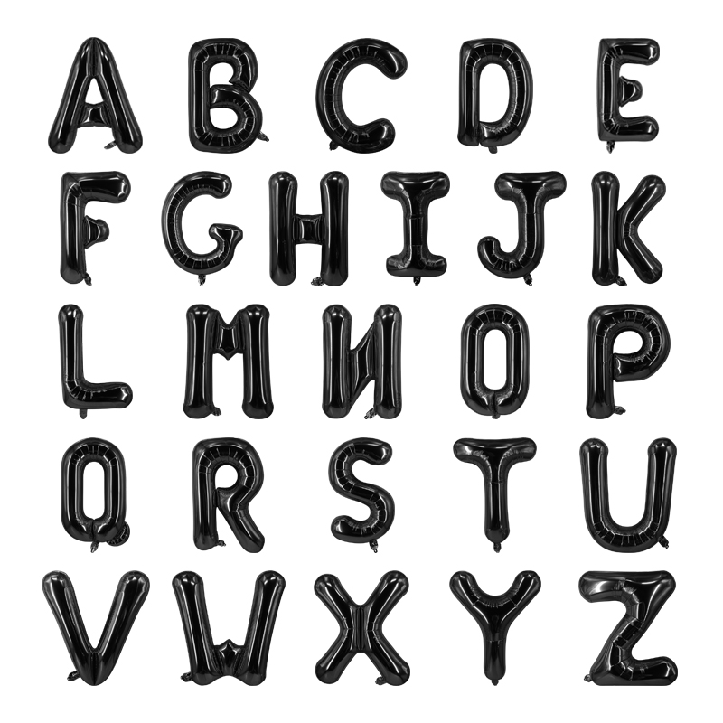 

16 inch Letters Balloons A To Z 26 English Letter birthday party decoration set, Pale red