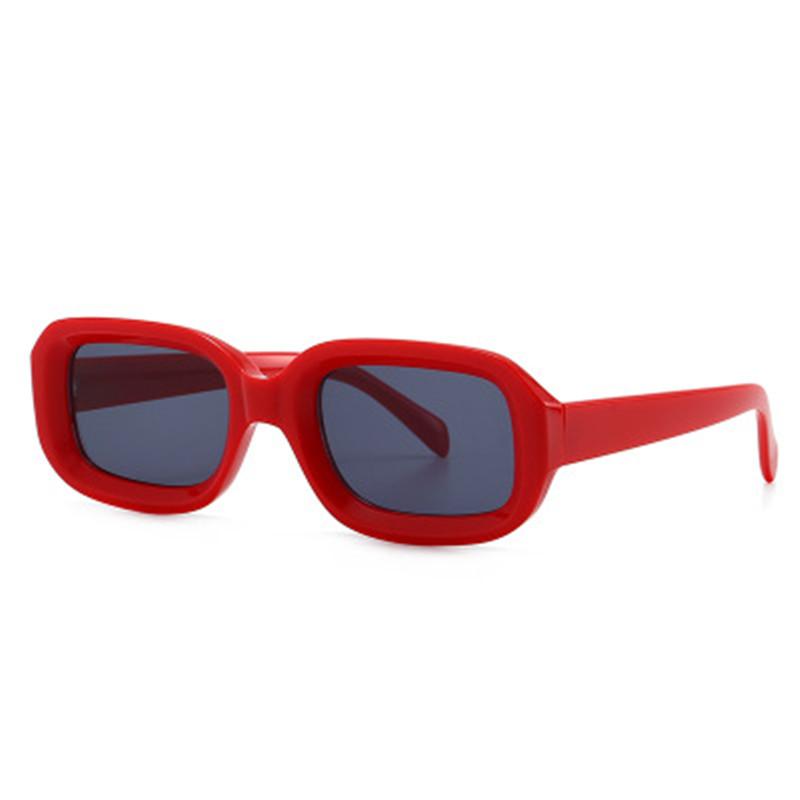 

Sunglasses Narrow Frame Square Modern Glamour Retro Glasses Trend Street Shooting