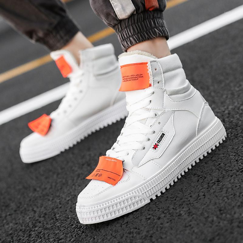 

Fashion boots Handsome Stitching Men Shoes outdoor High Top Men Casual Boots breathable spring Non-slip Fashion Men's Shoes k31, Beige