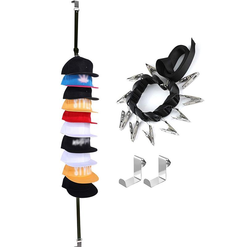 

New Baseball Cap Rack Hat Holder Rack Home Organizer Storage Door Closet Hanger storage organizer Hat Hanger For Door