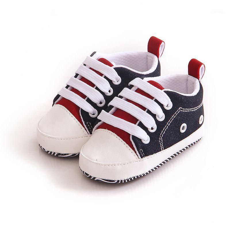 

Spring Cotton Baby Sneaker Sport Shoes Girls Boys Newborn Shoes Baby Walker Infant Toddler Soft Bottom Anti-slip First Walkers1, Red