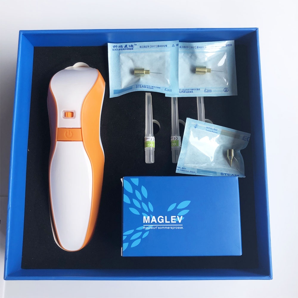 

4th Orange Maglev Fibroblast Eyelid Lift Face Skin lifting Plasma Pen Wrinkle Spot mole removal plasmapen Extra 2 long copper needle