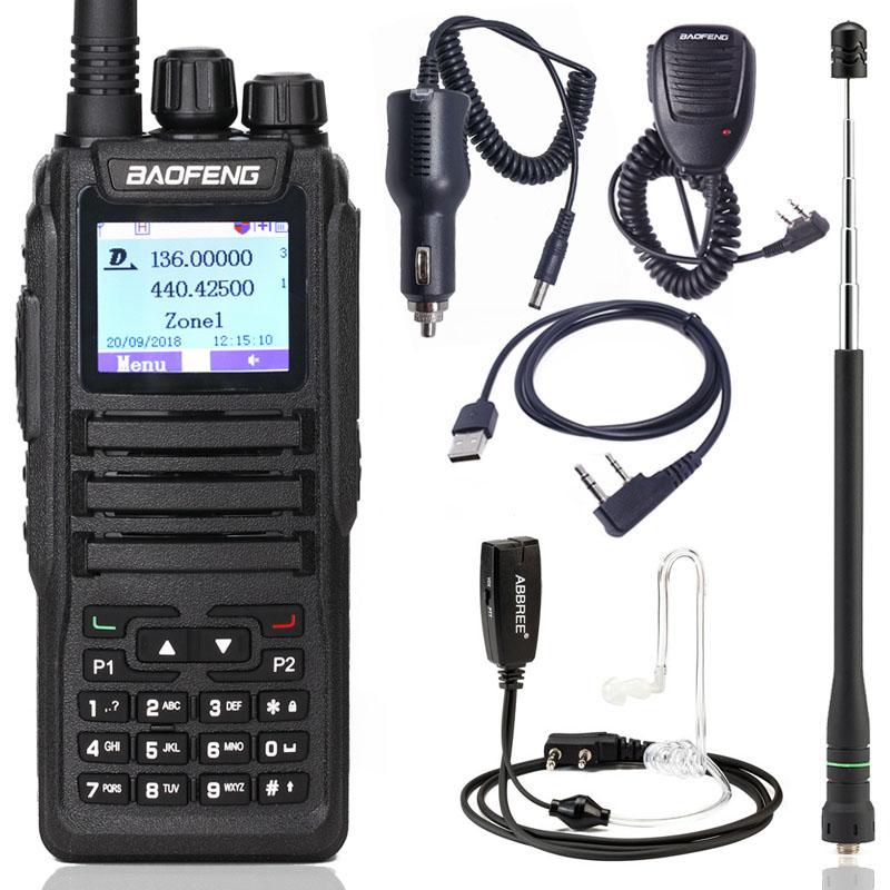 

BAOFENG DM-1701 Walkie Talkie Dual Time Slot DMR Digital Tier1 & 2 3000 Channels with SMS Function Two Way Ham CB Amateur Radio