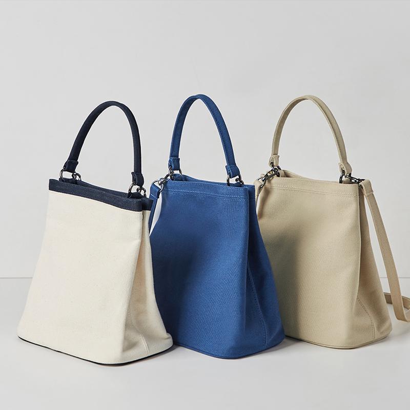 

South Korean original canvas handbag cross-body bag business style simple all-match fashion woman shoulder bag career commuter, Beige