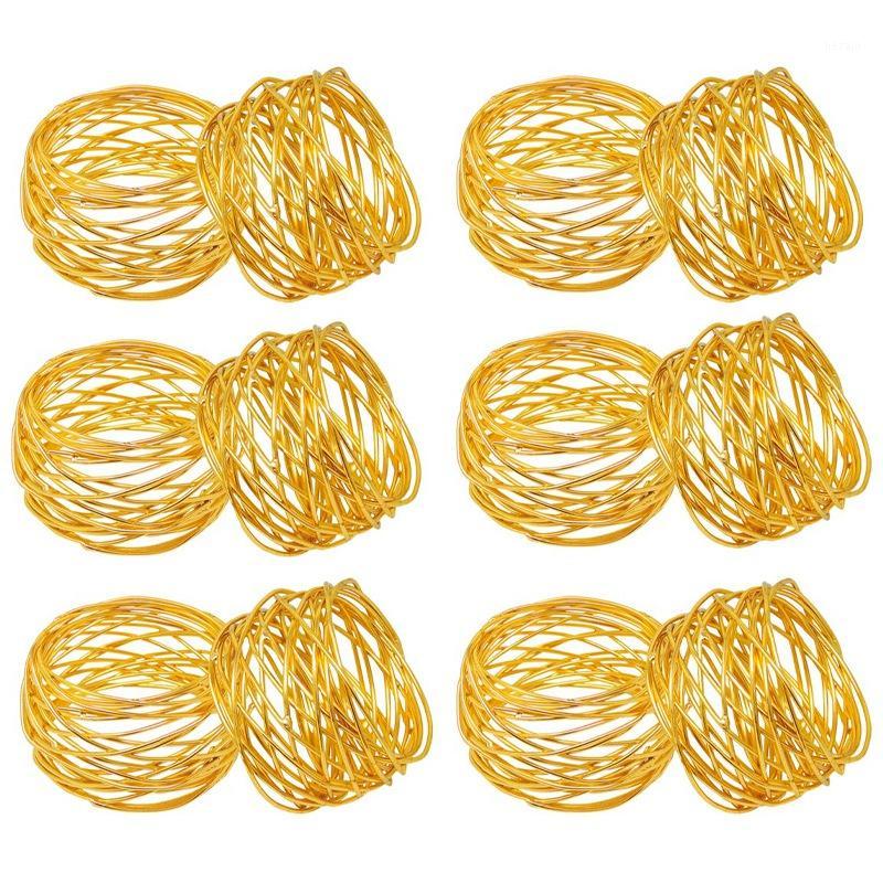 

12 Napkins Buckle Western Napkins Buckle Home Table Metal Napkin Ring Hotel Table Cloth Ring Decoration1