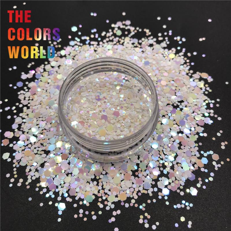 

TCT-441 Chunky Mix Hexagon Nail Glitter Nail Art Decoration Tumbler Crafts DIY Handwork Accessories Festival Party Supplier