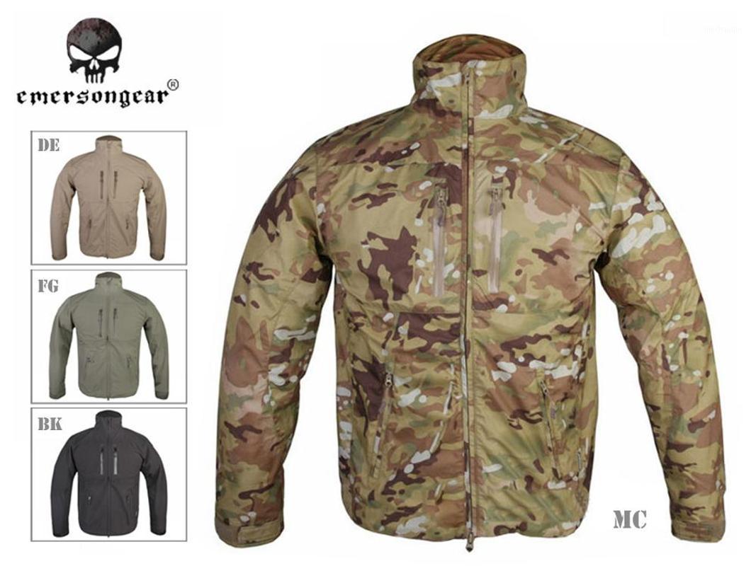 

Hunting Combat SoftShell Windbreaker Jacket Breathable perspiration Multicam Black DE EM68101, Fg