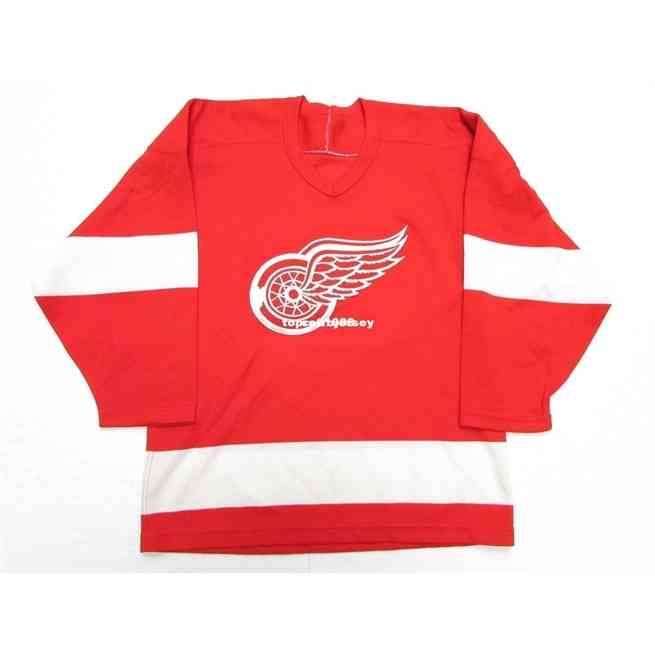 

Cheap Custom Vintage Hockey Jersey Stitch Add Any Number Name Mens Xs-6xl, Red