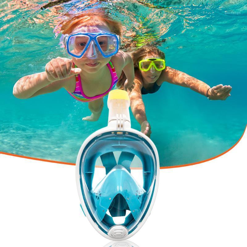 

Diving Mask Full Face Snorkeling Mask Children Adults Underwater Swimming Scuba Anti Fog Goggles Full Face Diving1