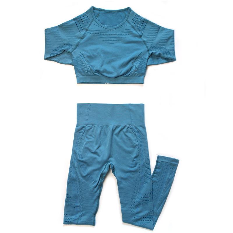 

Women Vital Seamless Yoga Set Fitness Clothing Sportswear Woman Gym Leggings Push up leggins Cropped Shirts Sports Suits, Skin color